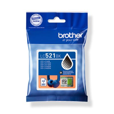 Brother LC521BK, Ink Cartridges, Black