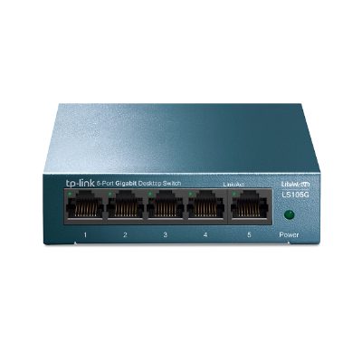 Desktop Network Switch, LS105G, Unmanaged, Desktop, Power supply type External