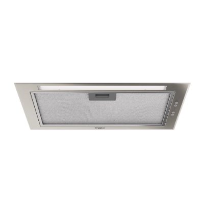 Whirlpool Hood, WCTH 63F LEB X, Built-in, Energy efficiency class B, Width 51.4 cm, 435 m³/h, Electronic, LED, Inox