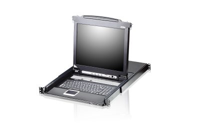 8-Port PS/2-USB VGA 19" LCD KVM Switch with Daisy-Chain Port and USB Peripheral Support, CL5708N