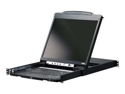 PS/2-USB VGA Dual Rail 19" LCD Console with USB Peripheral Support, CL5800N