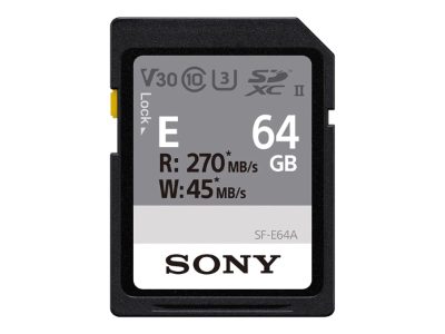 UHS-II Memory Card, SF-E SDXC Class10, 64 GB, SDXC Memory Card, Flash memory class U3, V30