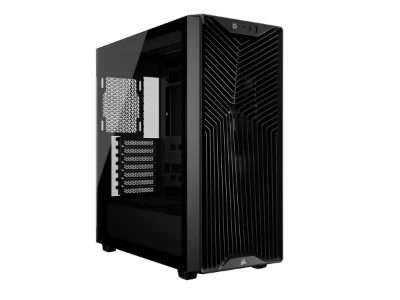 Corsair PC Case, 3200D RS, Black, Mid-Tower