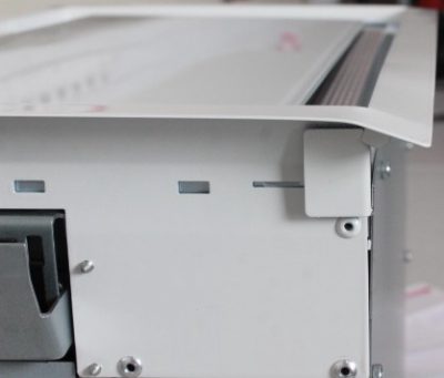 CATA, Hood, GC DUAL A 45 XGWH/D, Canopy, Energy efficiency class A, Width 45 cm, 820 m³/h, Touch control, LED, White glass, NO ORIGINAL PACKAGING, DENT ON CORPUS, MISSING INNER PACKAGING, DAMAGED FRAME, 33 month(s)