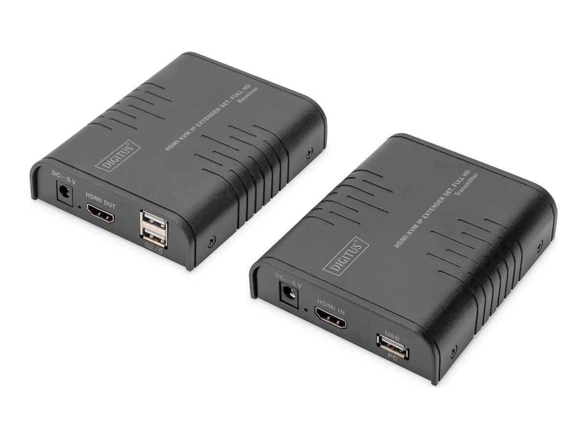 DIGITUS IP KVM Extender Set, 120 m, Digitus