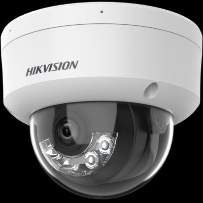 Smart Hybrid Light Fixed Network Camera, DS-2CD1143G2-LIU, Dome, 4 MP, 2.8mm/4mm, IP67, H.265+, microSD/microSDHC/microSDXC card, up to 512 GB