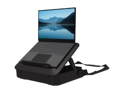 Breyta 2in1 Laptop Carry Case/Laptop Riser, 384 x 308 x 89 mm, Black