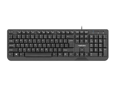 Natec Keyboard, Trout, US Layout, Slim, Black, Natec, NKL-0967 Trout, Standard, Wired, US, Black