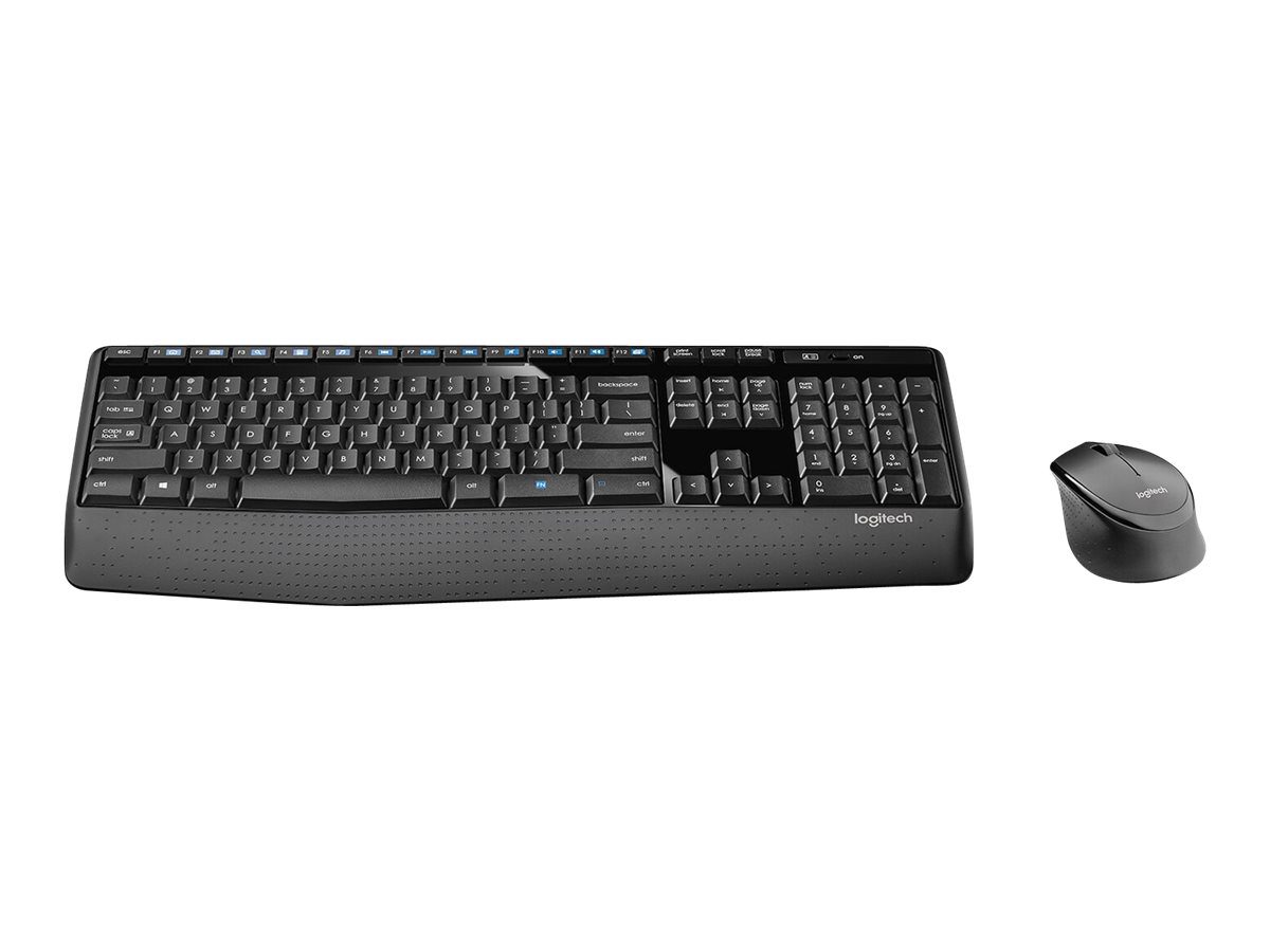 MK345, Keyboard and Mouse Set, Black
