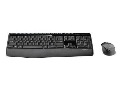 MK345, Keyboard and Mouse Set, Black