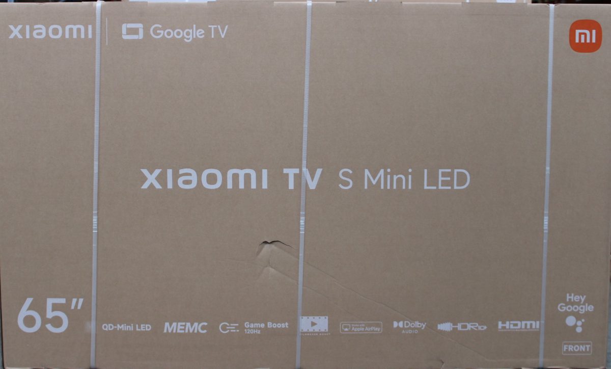 Xiaomi TV S Mini LED 65 2026, SALE OUT. Xiaomi, S Mini LED 2026, 65, Smart TV, Google TV, 4K UHD, Dark Grey, DAMAGED PACKAGING, DENTED BACKSIDE