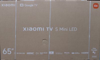 Xiaomi TV S Mini LED 65 2026, SALE OUT. Xiaomi, S Mini LED 2026, 65, Smart TV, Google TV, 4K UHD, Dark Grey, DAMAGED PACKAGING, DENTED BACKSIDE