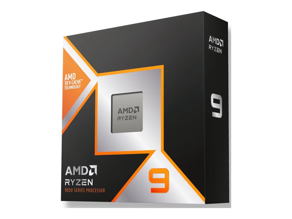 AMD Ryzen 9 9900X3D, AM5, Processor threads 24, AMD, Processor cores 12