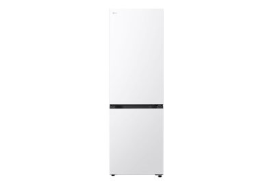 LG Refrigerator, GBBSJ1CCSW, Energy efficiency class C, Free standing, Combi, Height 186 cm, Fridge net capacity 220 L, Freezer net capacity 113 L, Display, 34 dB, Super White