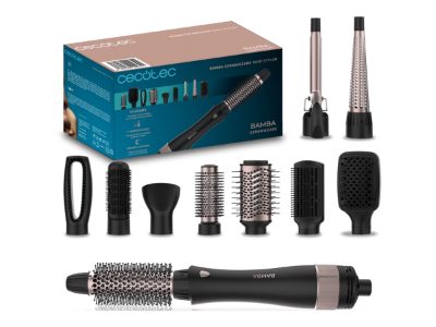 Cecotec Air brush, CeramicCare 10in1 Styler 10-in-1, Number of heating levels 3, 1000 W, Black