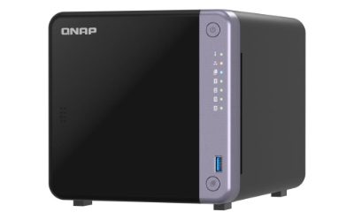 QNAP Cost-effective 4-bay 10GbE NAS, TS-432X-4G, Alpine, AL524, Processor frequency 2 GHz, 4 GB, DDR4 SODIMM, 90W adapter (12VDC), 100-240VAC