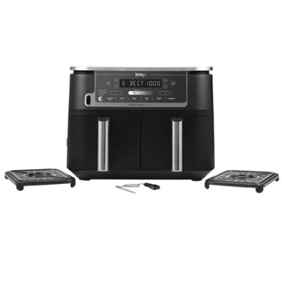 Ninja Dual karstā gaisa katls , 9.5l, 2470W, melns