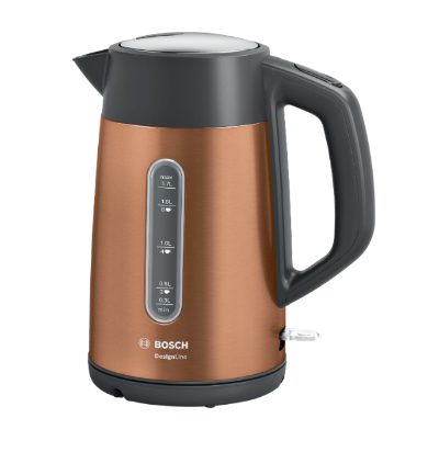 Kettle, TWK4P439, Electric, 2400 W, 1.7 L, Stainless steel, 360° rotational base, Copper