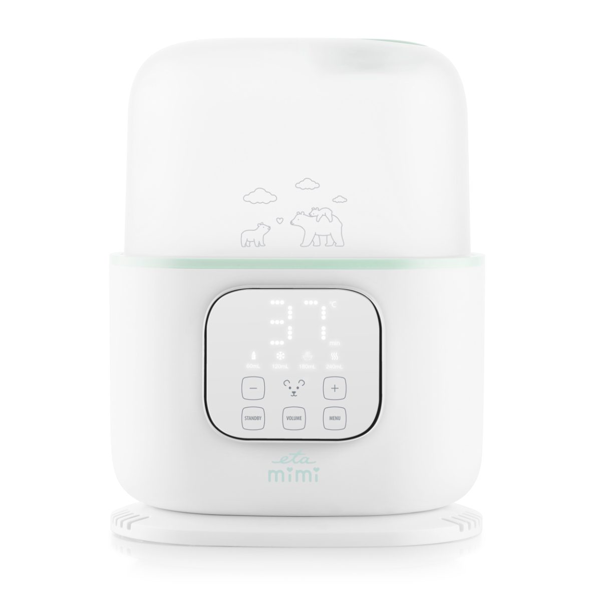 Baby Bottle Warmer, ETA330690000 MIMI, 1.5 L, 270 W, White
