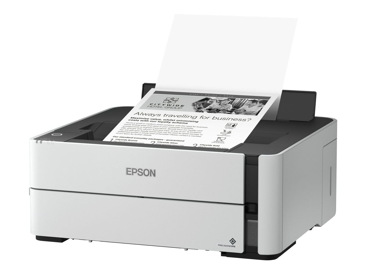 EcoTank M1170, Inkjet, Mono, Inkjet Printer, Wi-Fi, White