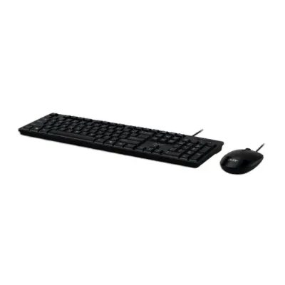 Acer AAK400, Keyboard and Mouse Set, Wired, US, Black, Retail Pack