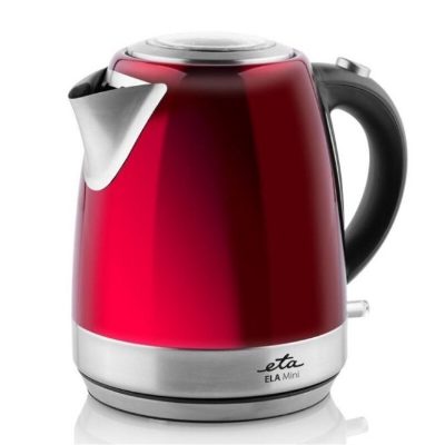 Mini Kettle, ETA859990010, Electric, 2100 W, 1.2 L, Stainless steel, 360° rotational base, Red