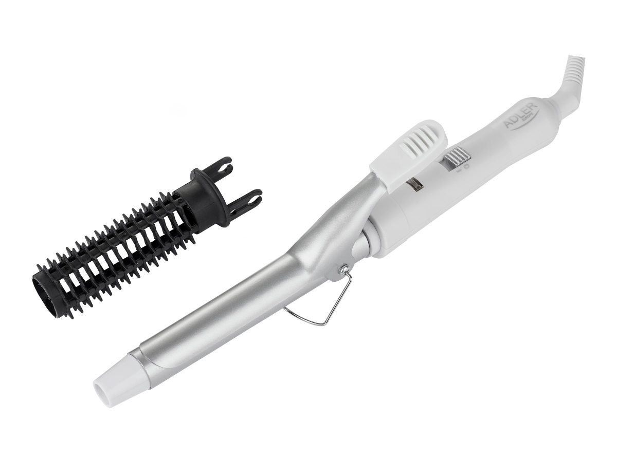 AD 2105, Warranty 24 month(s), Ceramic heating system, Barrel diameter 19 mm, Number of heating levels 1, 25 W, White