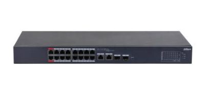 Switch, DAHUA, CS4218-16ET-240, Type L2, Desktop/pedestal, 16x10Base-T / 100Base-TX, PoE ports 16, DH-CS4218-16ET-240