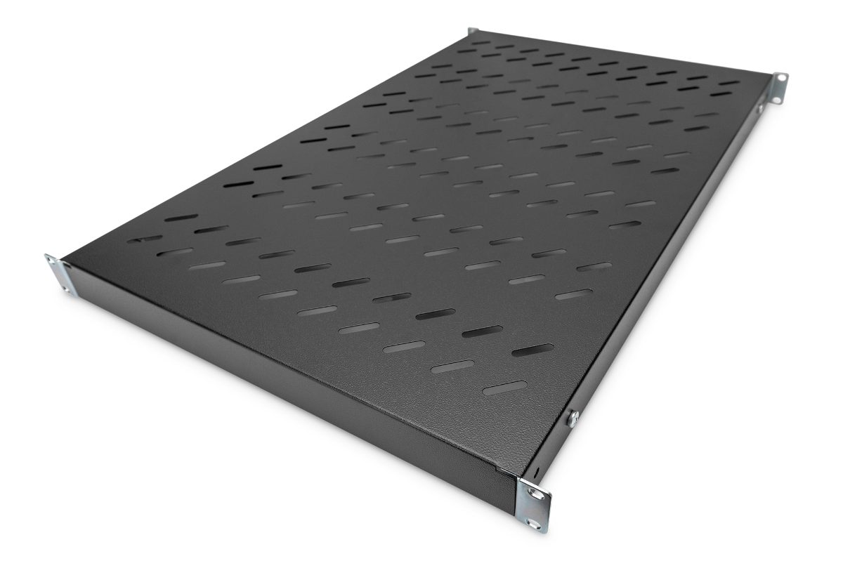 Digitus Shelf with Variable Rails for Fixed Mounting in 483 mm (19") Cabinets, DN-97649