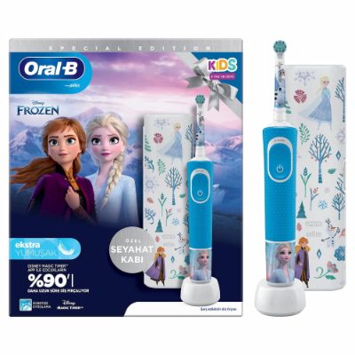 BRAUN Vitality PRO 103 el.zobu  birste - bērnu, Frozen ar futlāri