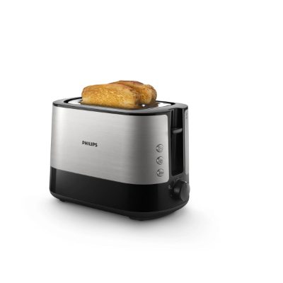 Toaster, HD2637/90 Viva Collection, Number of slots 2, Housing material  Metal/Plastic, Black