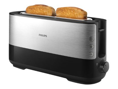 PHILIPS Tosteris, 950W, melns