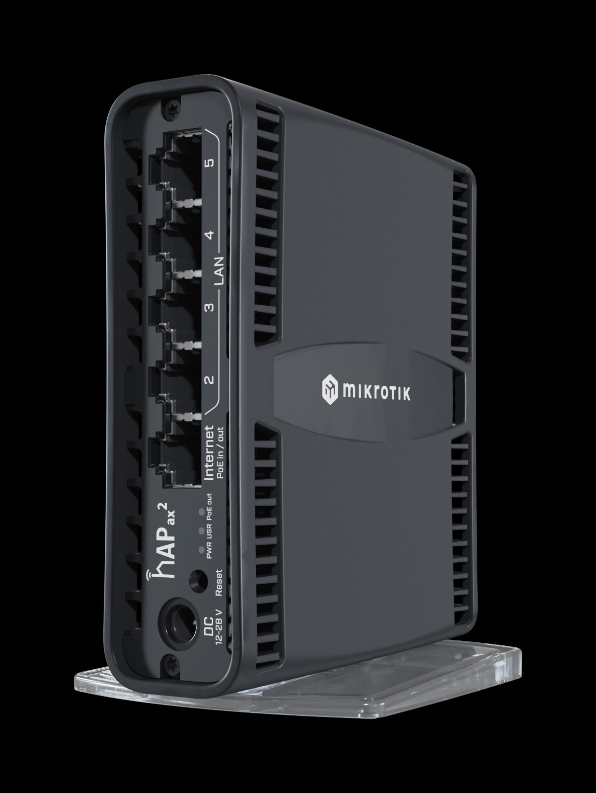MikroTik C52iG-5HaxD2HaxD-TC - hAP ax², MikroTik, hAP ax², C52iG-5HaxD2HaxD-TC, 802.11ax, 1200 Mbit/s (5 GHz)/ 574 Mbit/s (2.4 GHz) Mbit/s, Ethernet LAN (RJ-45) ports 5, No mobile broadband, 0