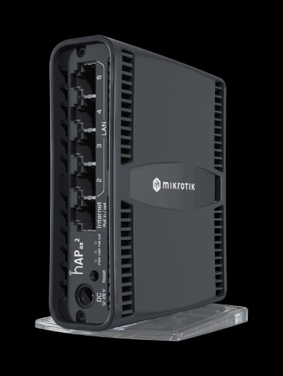 MikroTik C52iG-5HaxD2HaxD-TC - hAP ax², MikroTik, hAP ax², C52iG-5HaxD2HaxD-TC, 802.11ax, 1200 Mbit/s (5 GHz)/ 574 Mbit/s (2.4 GHz) Mbit/s, Ethernet LAN (RJ-45) ports 5, No mobile broadband, 0