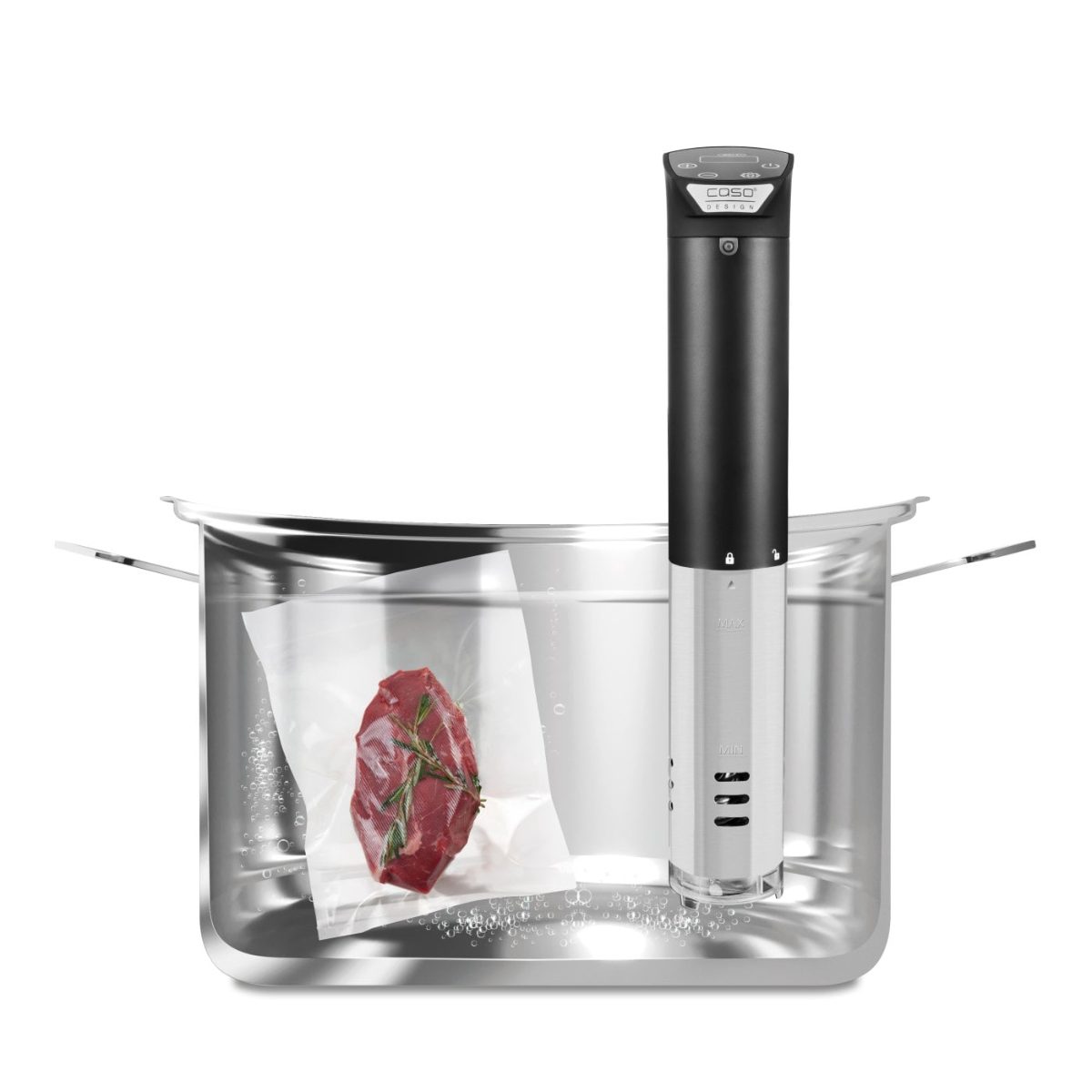 SousVide cooker, SV 1200 Smart, 1200 W, Stainless steel/Black
