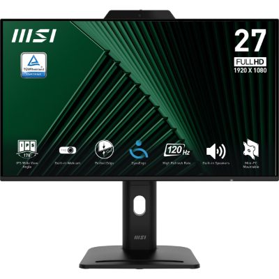 LCD Monitor, MSI, PRO MP272PMG, 27", Business, Panel IPS, 1920x1080, 16:9, 120 Hz, Speakers, PROMP272PMG