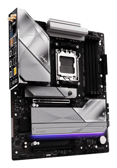 Mainboard, ASROCK, AMD X870, Socket AM5, ATX, RAM DDR5-SDRAM, 4xSlots, On-board graphics card Yes, Wi-Fi Yes, Bluetooth Yes, 1xNumber of M.2 (M) slots, X870LIVEMIXERWIFI