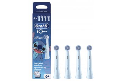 Replacement brush heads, iO kids Refills Stitch, Heads, For kids, Number of brush heads included 4