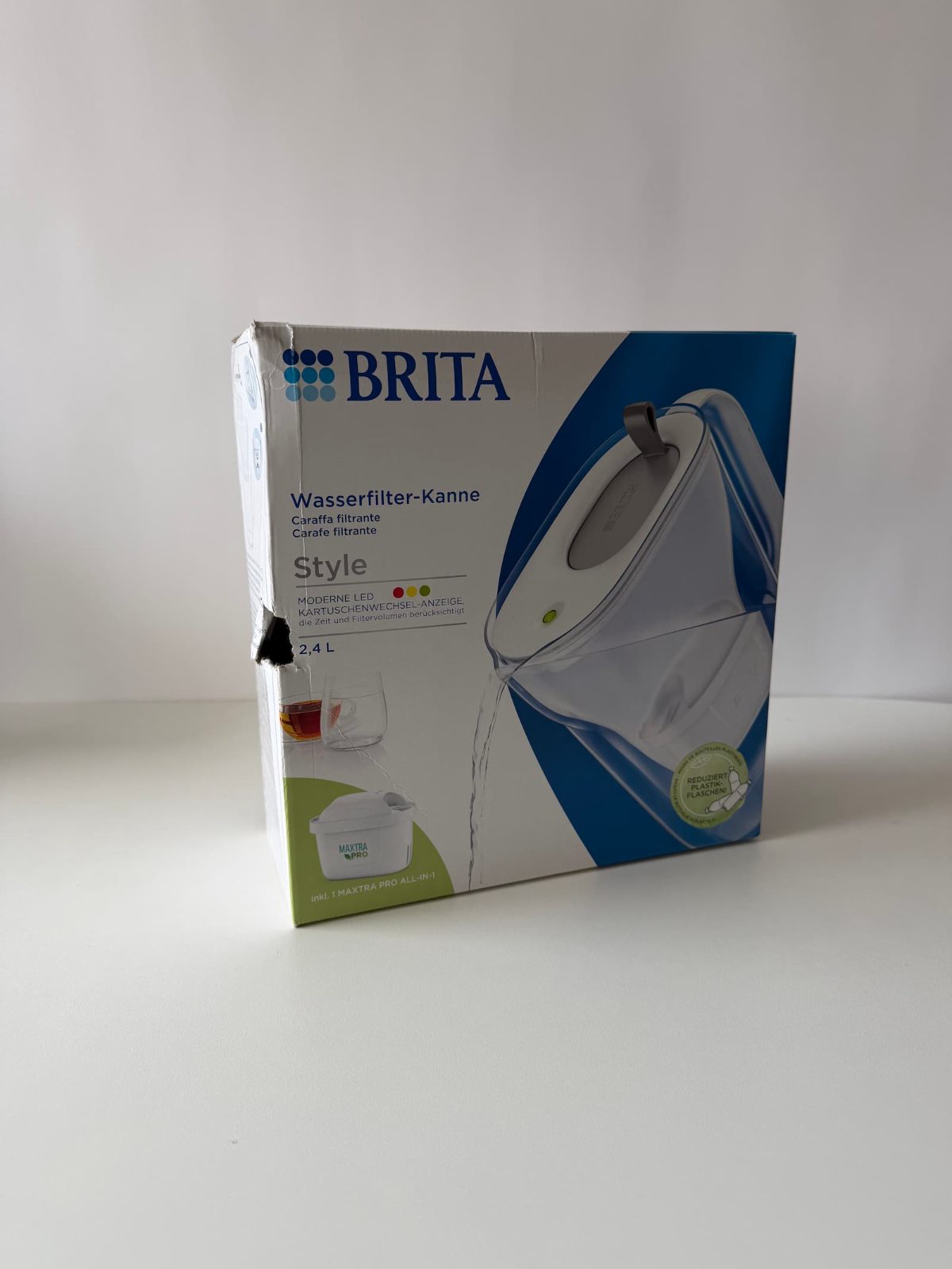 Brita Style filtra krūze, 2,4L, Grey