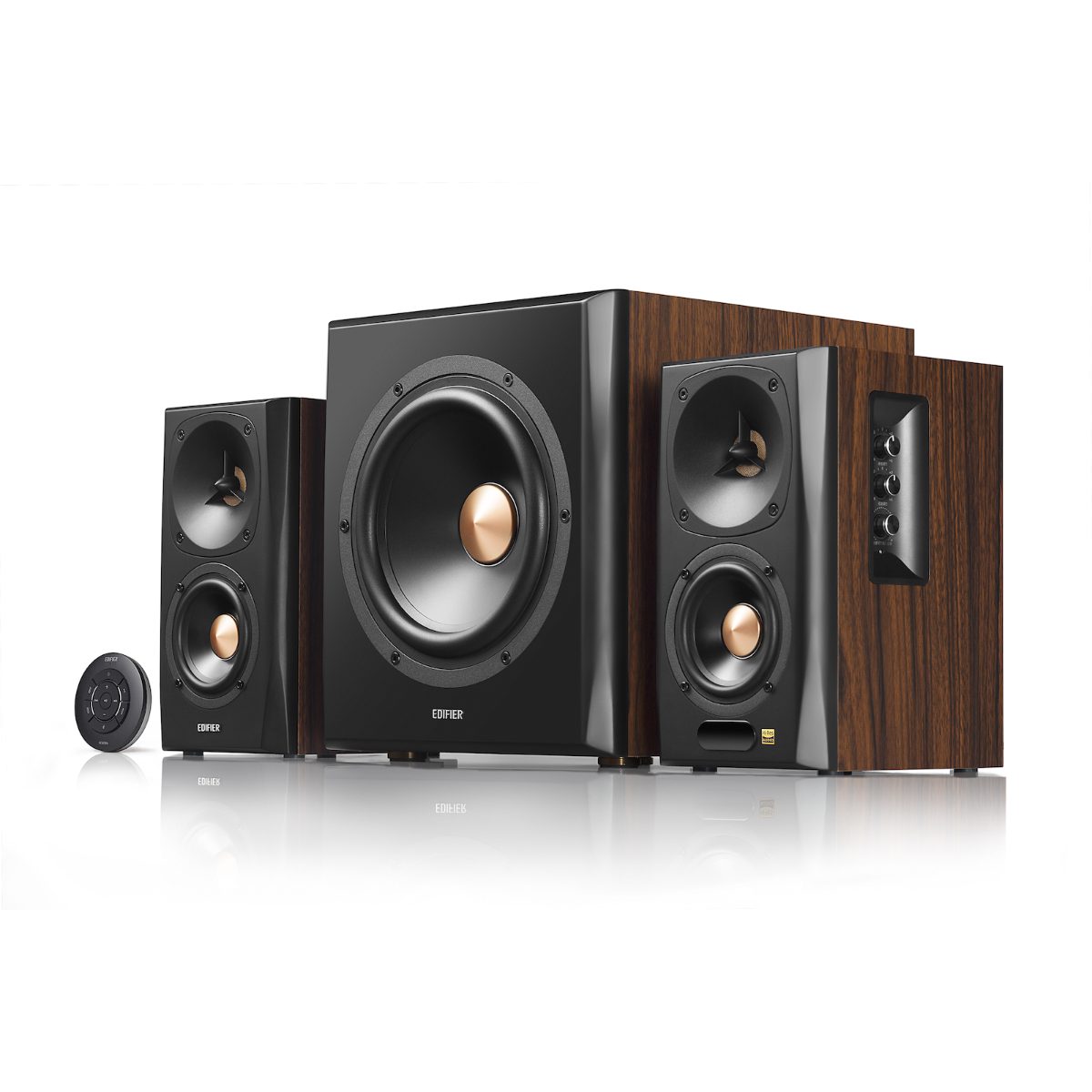 Bluetooth Speaker, S360DB, Bluetooth, Dark Brown/Black, 150 W