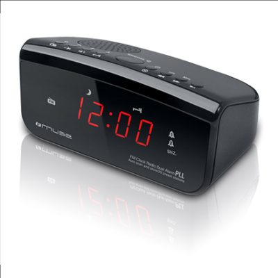 Clock radio PLL, M-12CR, Alarm function, Black