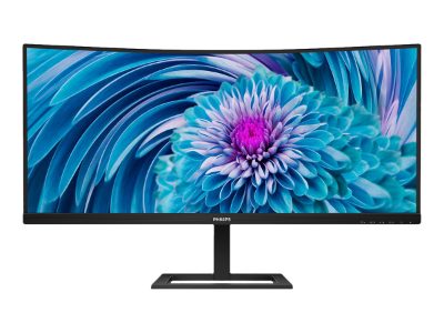 UltraWide LCD Monitor, 346E2CUAE, 34  ", VA, WQHD, 21:9, 100 Hz, 4 ms, 3440 x 1440, 300 cd/m², HDMI ports quantity 1, Black, Warranty 36 month(s)