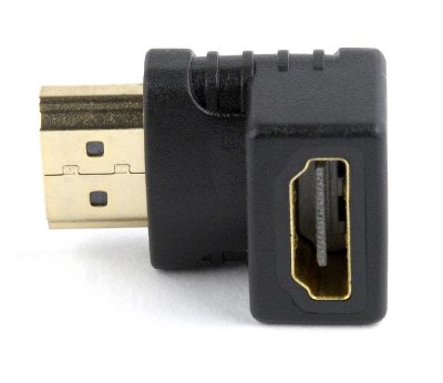 Cablexpert HDMI right angle adapter, 90° downwards, Cablexpert