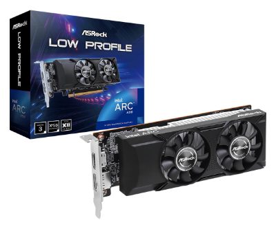 Graphics Card, ASROCK, Intel, Arc A310, 2000 MHz, 4 GB, GDDR6, 64 bit, PCI Express x8 4.0, Active, A310LP4G