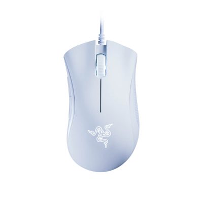 Gaming Mouse, DeathAdder Essential Ergonomic, Optical mouse, Wired, White