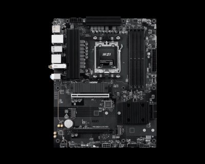 MSI PRO B850-S EVO WIFI, Processor family AMD, Processor socket AM5, DDR5, Supported hard disk drive interfaces SATA, M.2, Number of SATA connectors 4