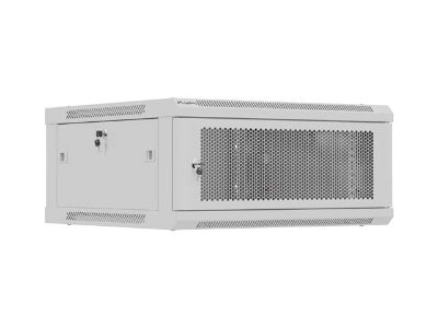 Lanberg Wall mounted installation cabinet 19" 4U 600X600, WF01-6604-23S, Grey