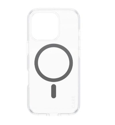 CARE Flagship Case, Back cover, Apple, iPhone 16 PRO, Recycled plastic, Black, MagSafe