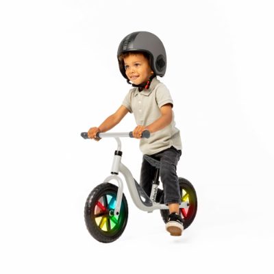 Chillafish Charlie 10"  līdzsvara velosipēds, bēšs, ar gaismiņām no 1,5  līdz 4 gadiem