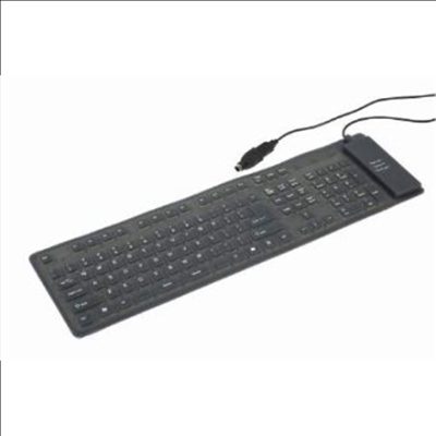 Flexible keyboard, Wired, US
